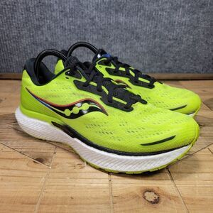 Saucony Triumph 19 Mens Size 8 S20678-25 Acid Green Sneakers Mesh Running Shoes‎